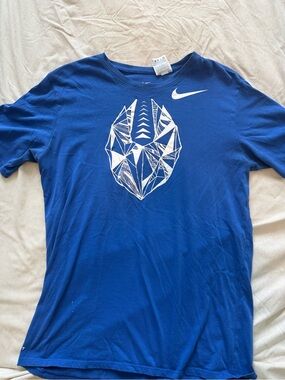 Nike Royal Blue Short-Sleeve Graphic Performance Tee